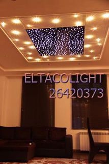 اجرای نورپردازی با فیبر نوری