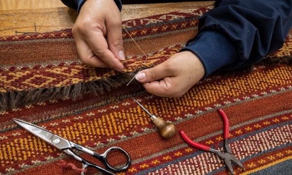 رفوگری و تعمیرات فرش