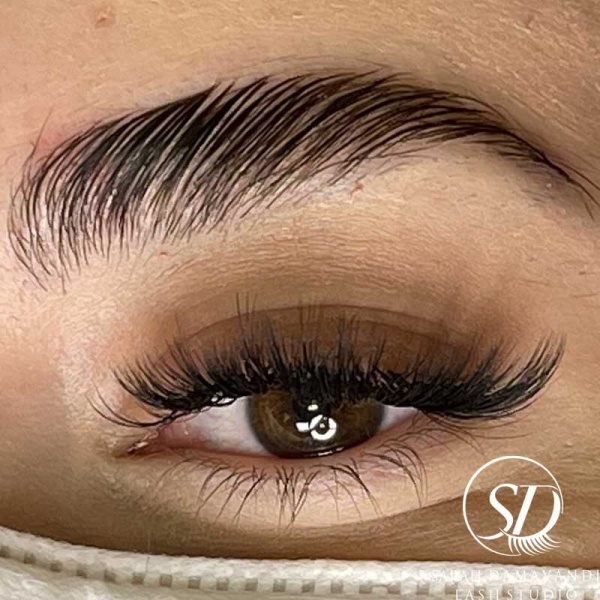 اکستنشن مژه استایل اسپایکی با سارا دماوندی