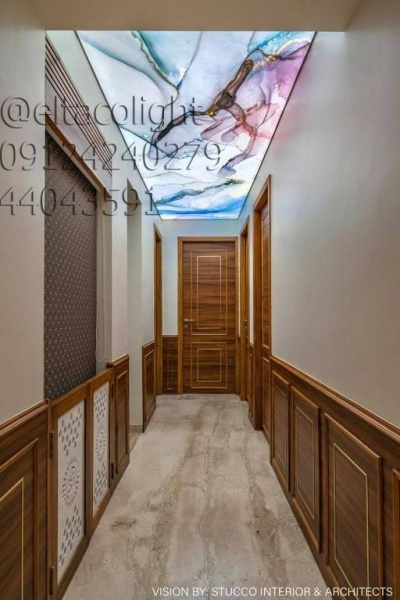 نورپردازی سقف کاذب کشسان