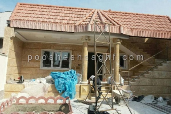 ساخت پیشانی ساختمان